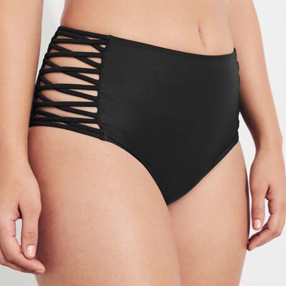 Other - • highwaisted Black strappy bottoms NWOT •